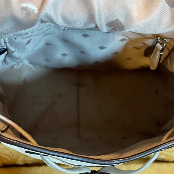 Kate Spade cream and putty backpack.   C3Ba main image 10